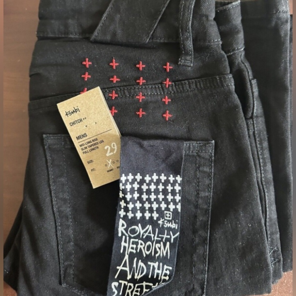 There are Ksubi Designer Jeans Size 29